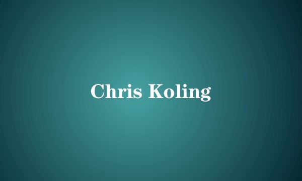 Chris Koling