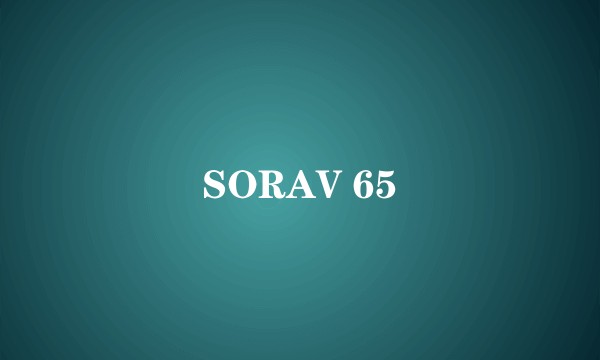 SORAV 65
