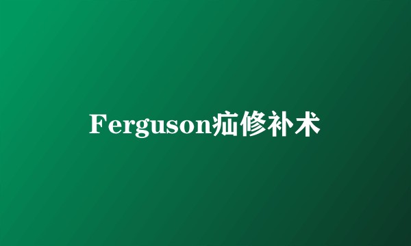 Ferguson疝修补术