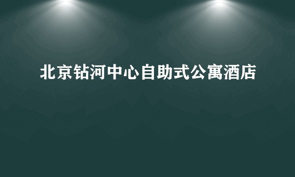 北京钻河中心自助式公寓酒店