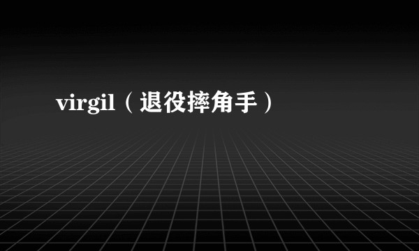 virgil（退役摔角手）