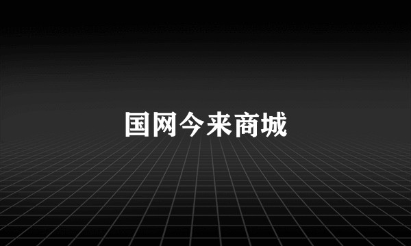 国网今来商城