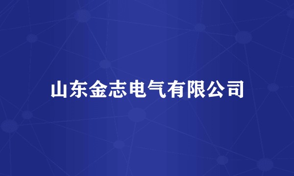 山东金志电气有限公司