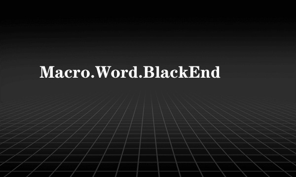 Macro.Word.BlackEnd
