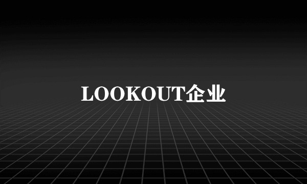 LOOKOUT企业