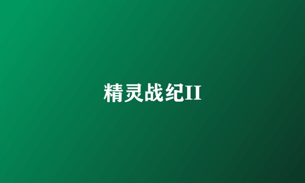 精灵战纪II