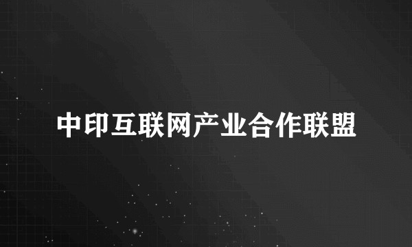 中印互联网产业合作联盟