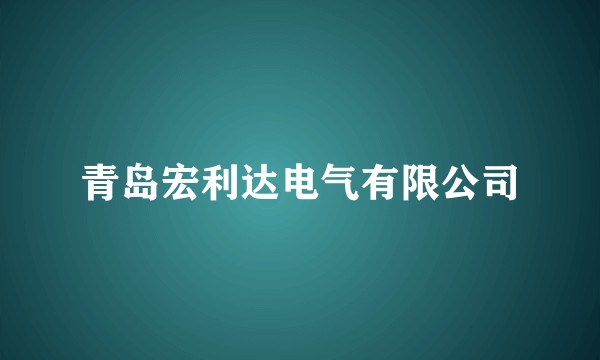 青岛宏利达电气有限公司