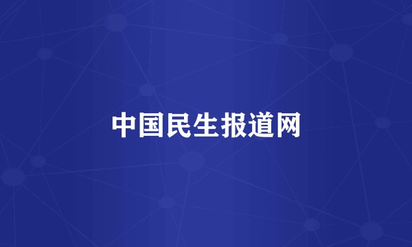 中国民生报道网