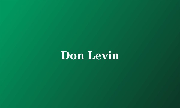 Don Levin