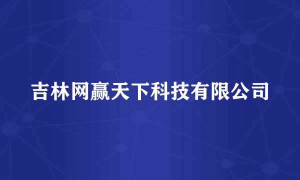 吉林网赢天下科技有限公司