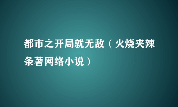 都市之开局就无敌（火烧夹辣条著网络小说）