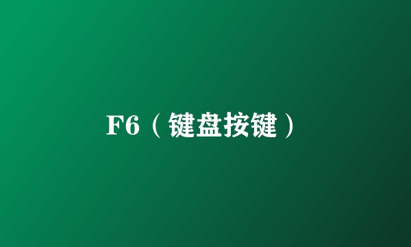 F6（键盘按键）