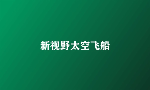 新视野太空飞船