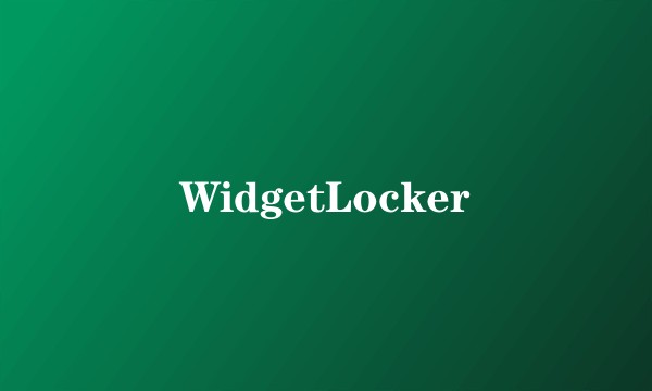 WidgetLocker