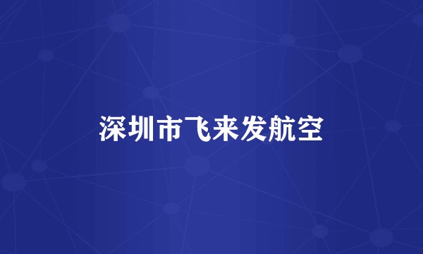 深圳市飞来发航空