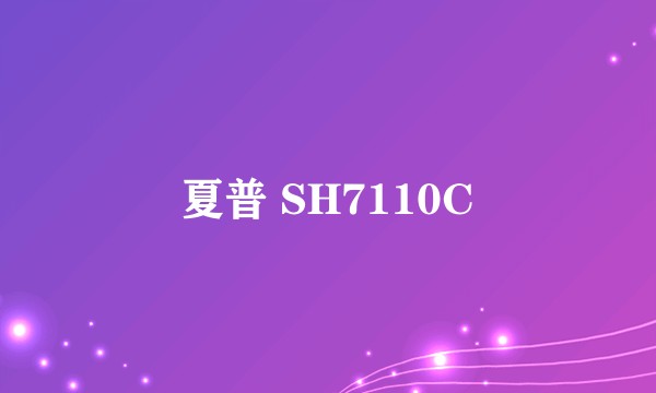 夏普 SH7110C