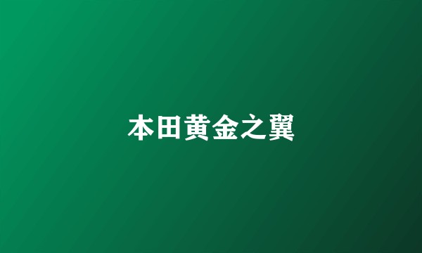 本田黄金之翼