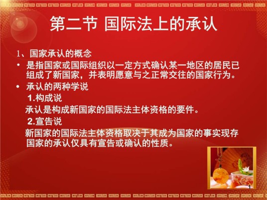 国际法上的承认