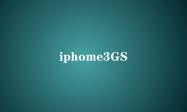 iphome3GS
