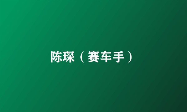 陈琛（赛车手）