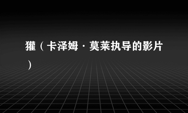 獾（卡泽姆·莫莱执导的影片）
