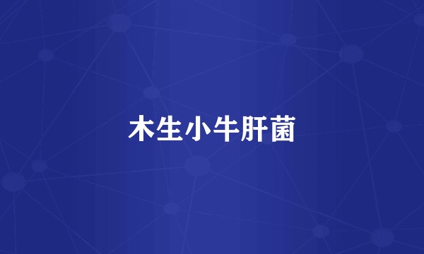 木生小牛肝菌
