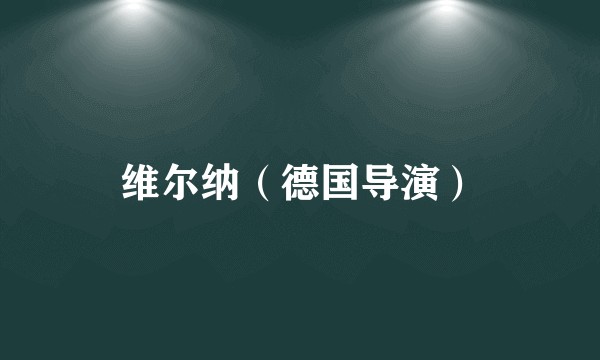 维尔纳(德国导演)