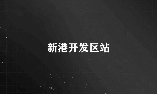 新港开发区站