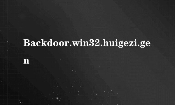 Backdoor.win32.huigezi.gen