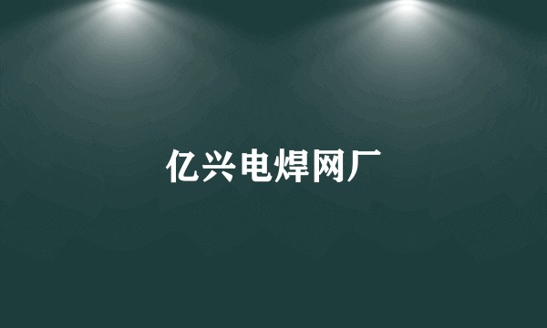 亿兴电焊网厂