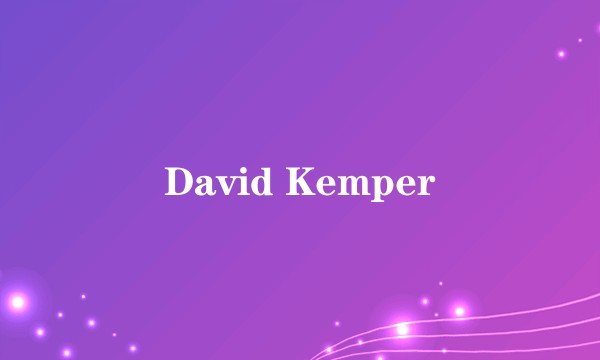 David Kemper
