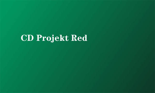 CD Projekt Red
