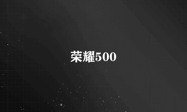 荣耀500