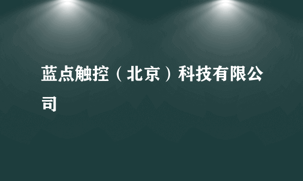 蓝点触控（北京）科技有限公司
