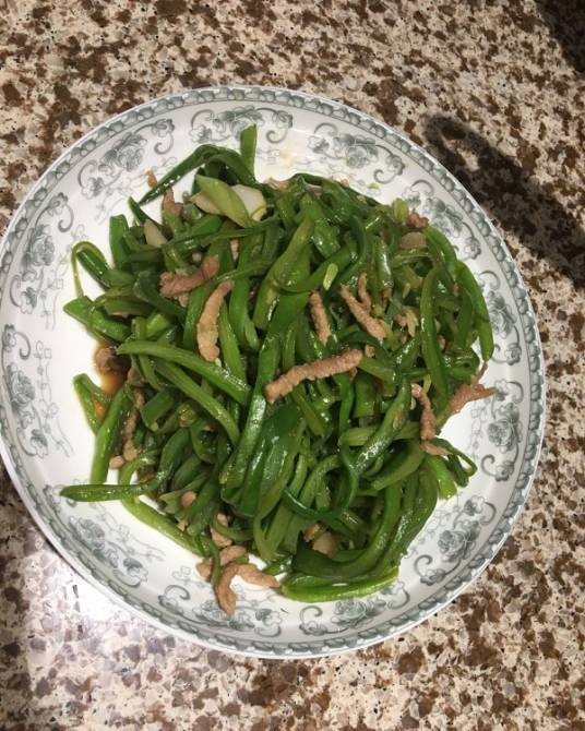 芸豆炒肉丝