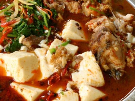 豆腐烧鱼