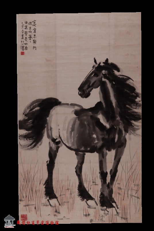 骏马图（徐悲鸿创作的现藏于成都杜甫草堂博物馆的绘画）