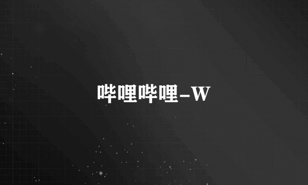 哔哩哔哩-W