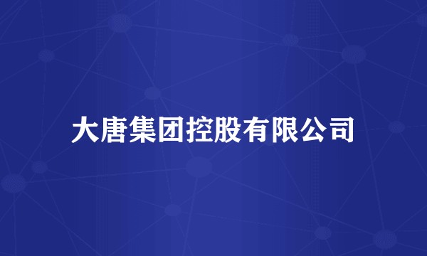 大唐集团控股有限公司