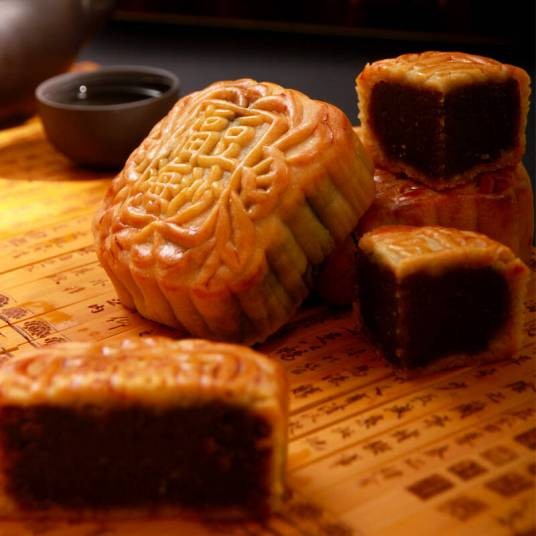 无糖豆沙月饼