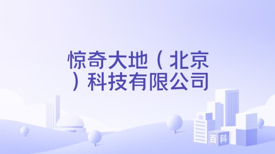 惊奇大地（北京）科技有限公司