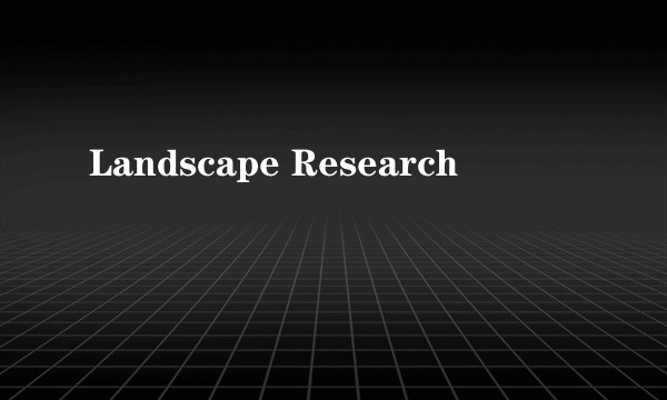 Landscape Research