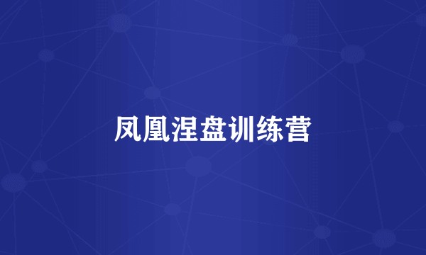 凤凰涅盘训练营