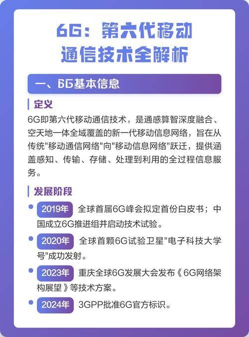 6G（第六代移动通信技术）