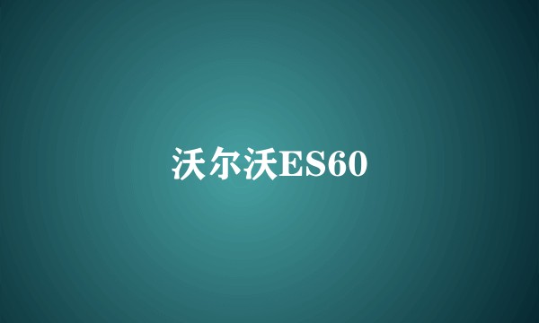 沃尔沃ES60