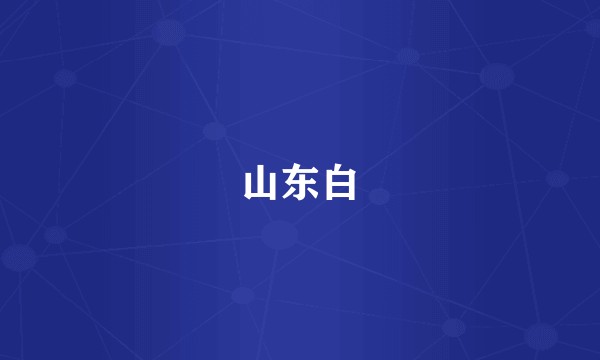 山东白