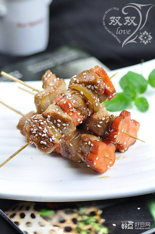 叉烧鸡肉串