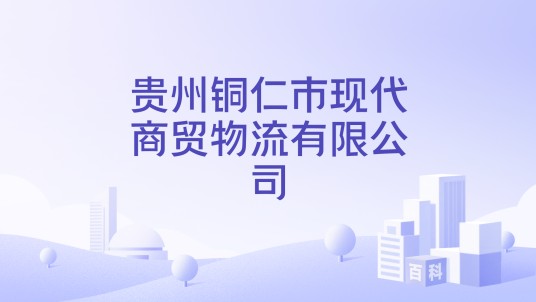 贵州铜仁市现代商贸物流有限公司