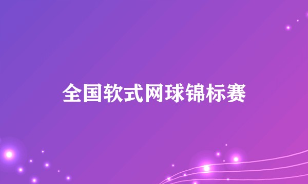 全国软式网球锦标赛